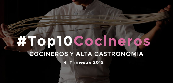 Los mejores cocineros de España en las redes sociales en 2015 [4T2015]