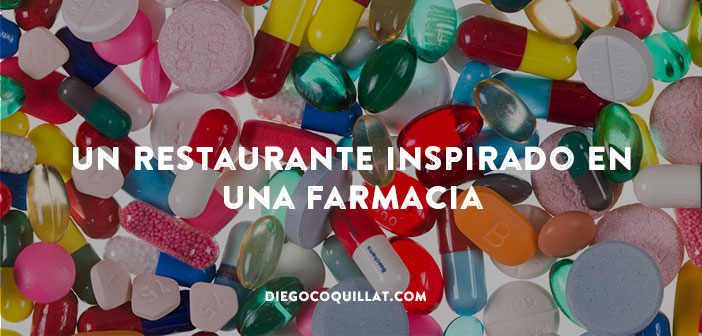 Abren un restaurante inspirado en una farmacia