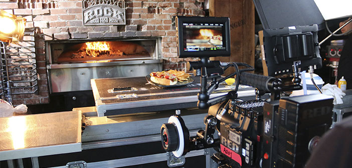Rodando en un restaurante