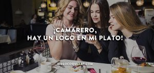 ¡Camarero, hay un logo en mi plato!