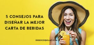 5 consejos para diseñar la mejor carta de bebidas para un restaurante