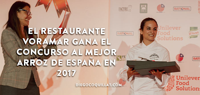 El Restaurante Voramar gana el concurso al mejor arroz de España en 2017