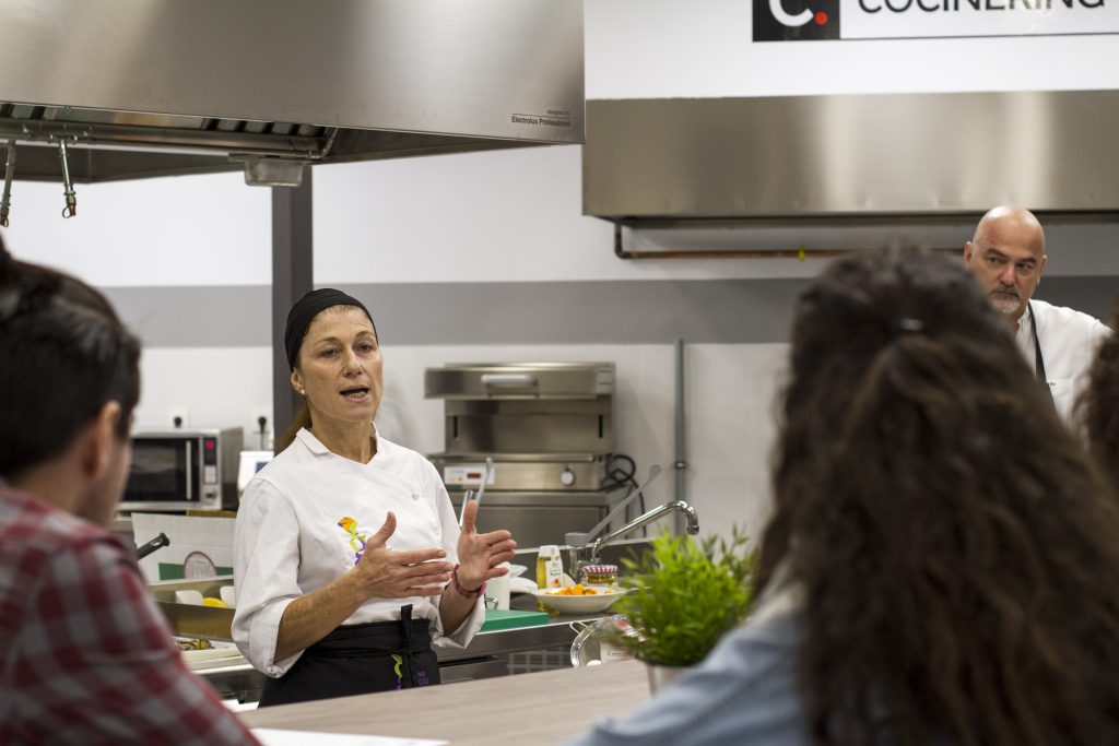 Clase magistral de la cheff Gabriela Tassile en Madrid