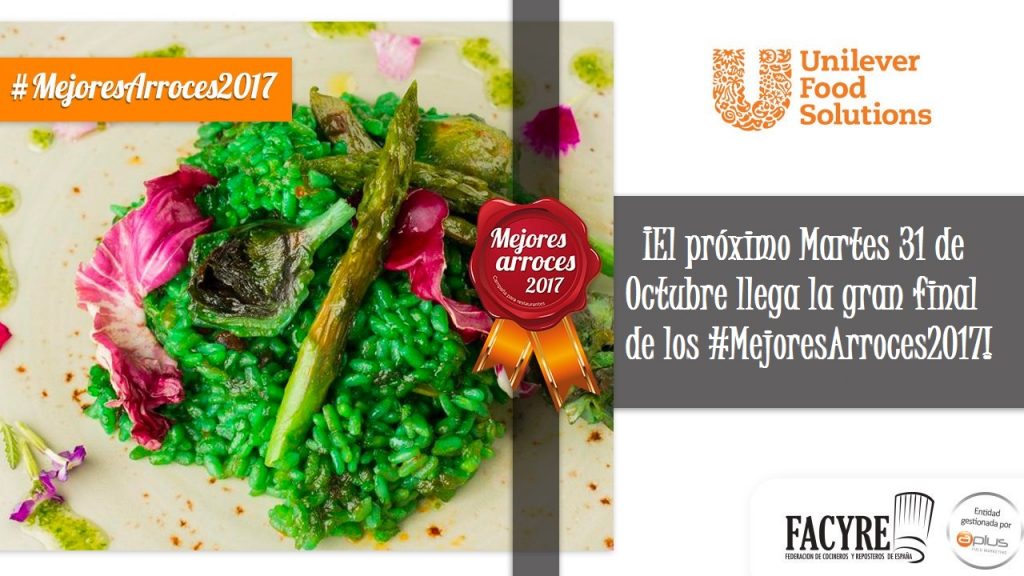 Llega la gran final de los “Mejores Arroces del 2017”