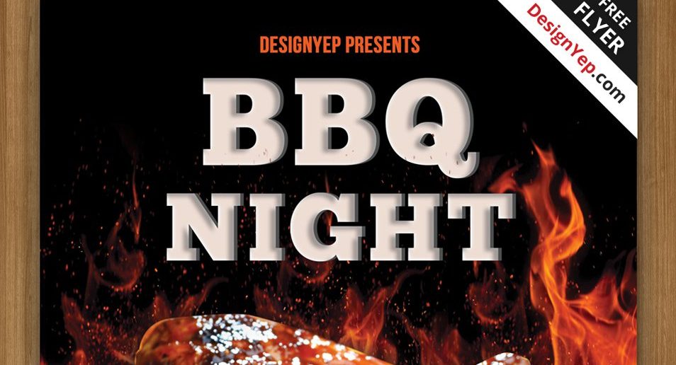 Free-Barbeque-Night-Flyer-PSD-Template