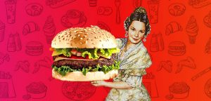 La hamburguesa fallera, protagonista en la Red