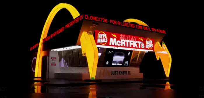 Un restaurante en el metaverso copia a McDonald's.